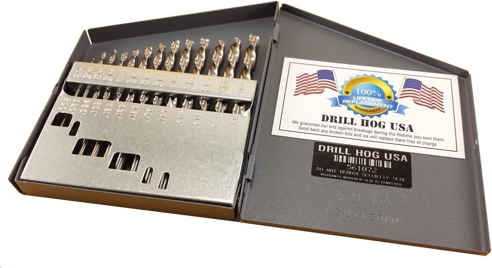 13 Pc Left Hand Drill Bit Set H894