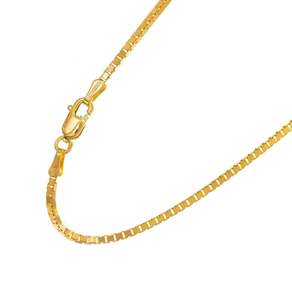 14kt Yellow Gold Box Chain with Lobster Clasp Z61127
