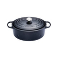 Oval Casserole Cast Iron 31 cm Satin Black I153