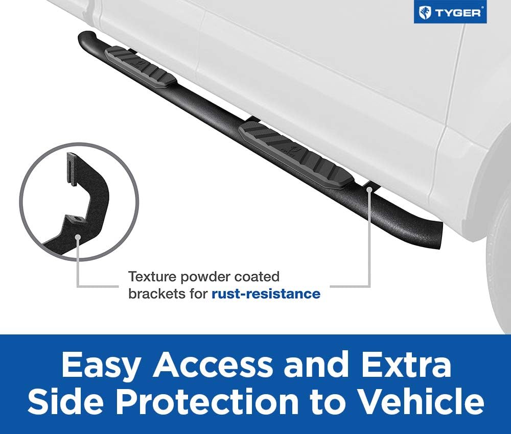 Textured Black Side Step Nerf Bars M784072