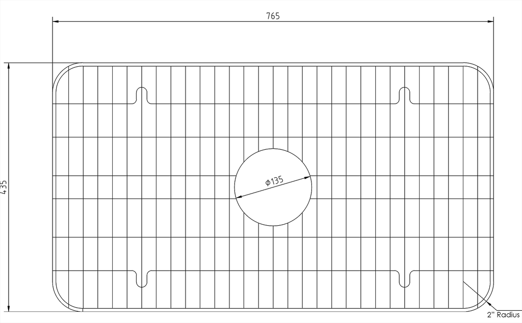 Stainless Steel Protective Grid for Kitchen Sinks B171