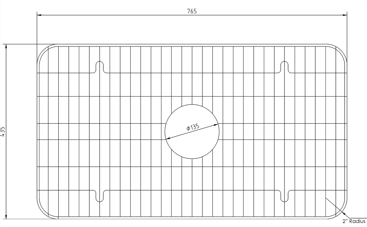 Stainless Steel Protective Grid for Kitchen Sinks B171