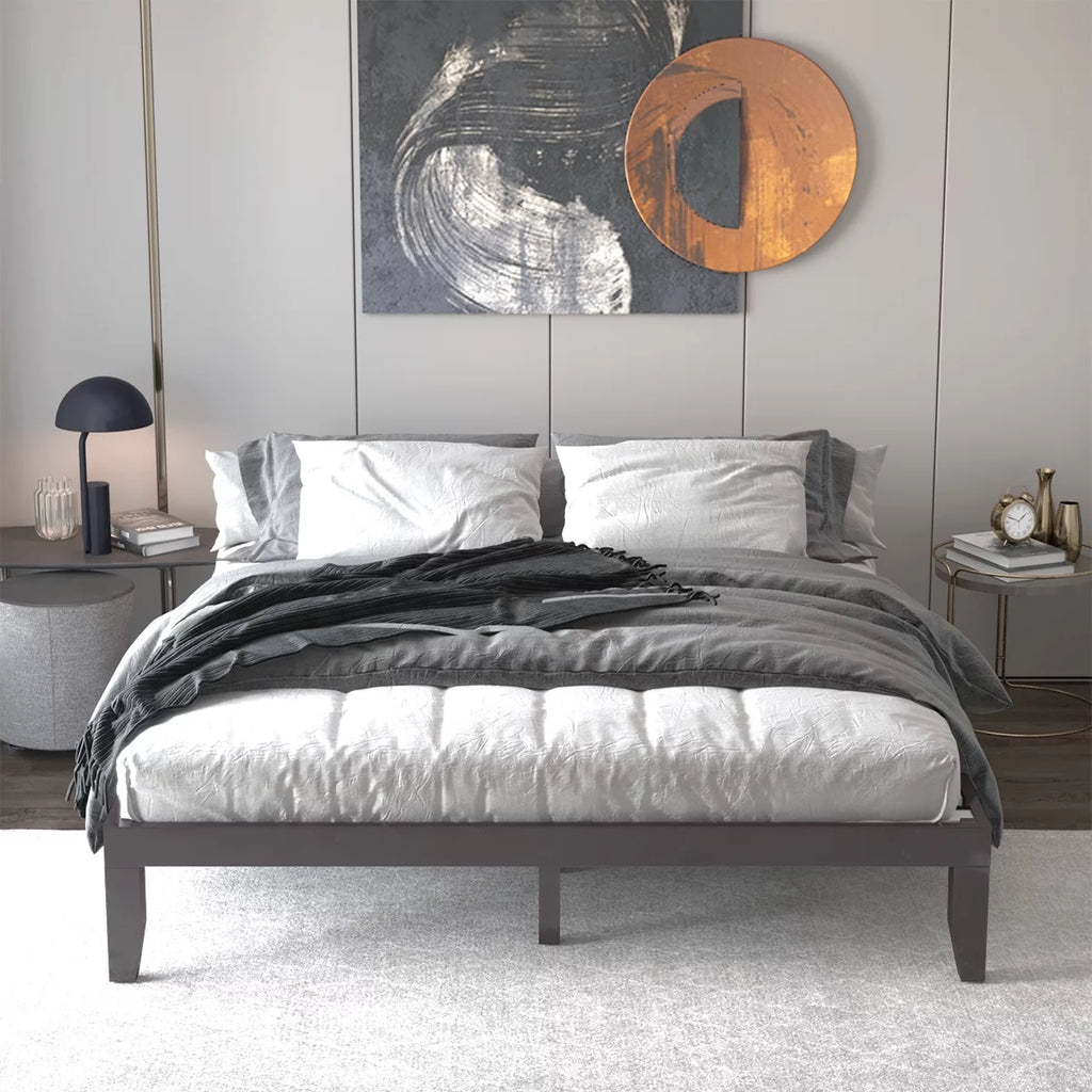 King Size 14'' Wooden Bed Frame H876