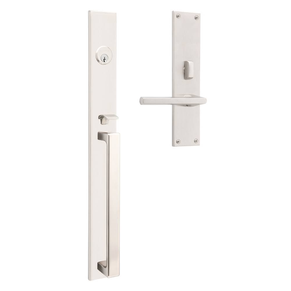Satin Nickel Single Cylinder Mortise Handleset U20288