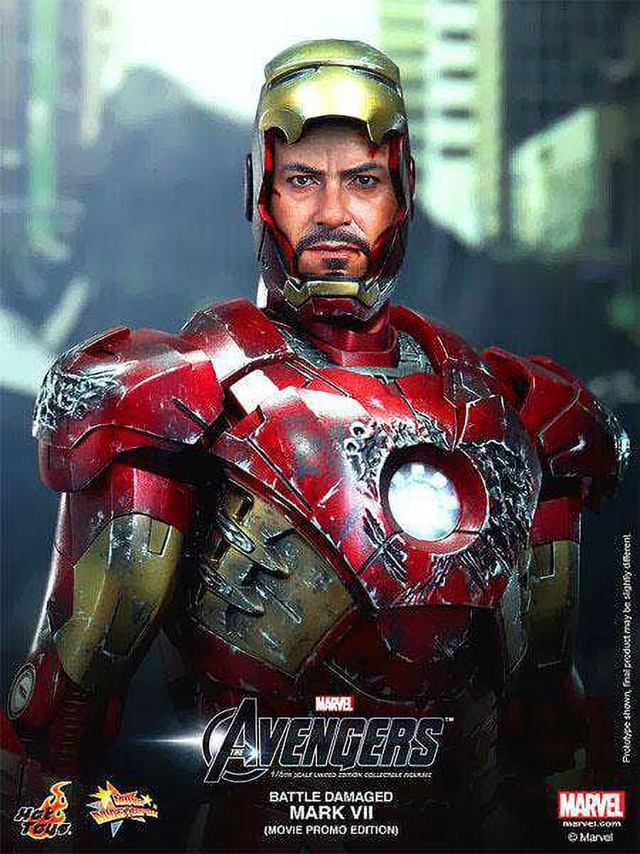 Battle Damaged Iron Man Collectible Figure G13116