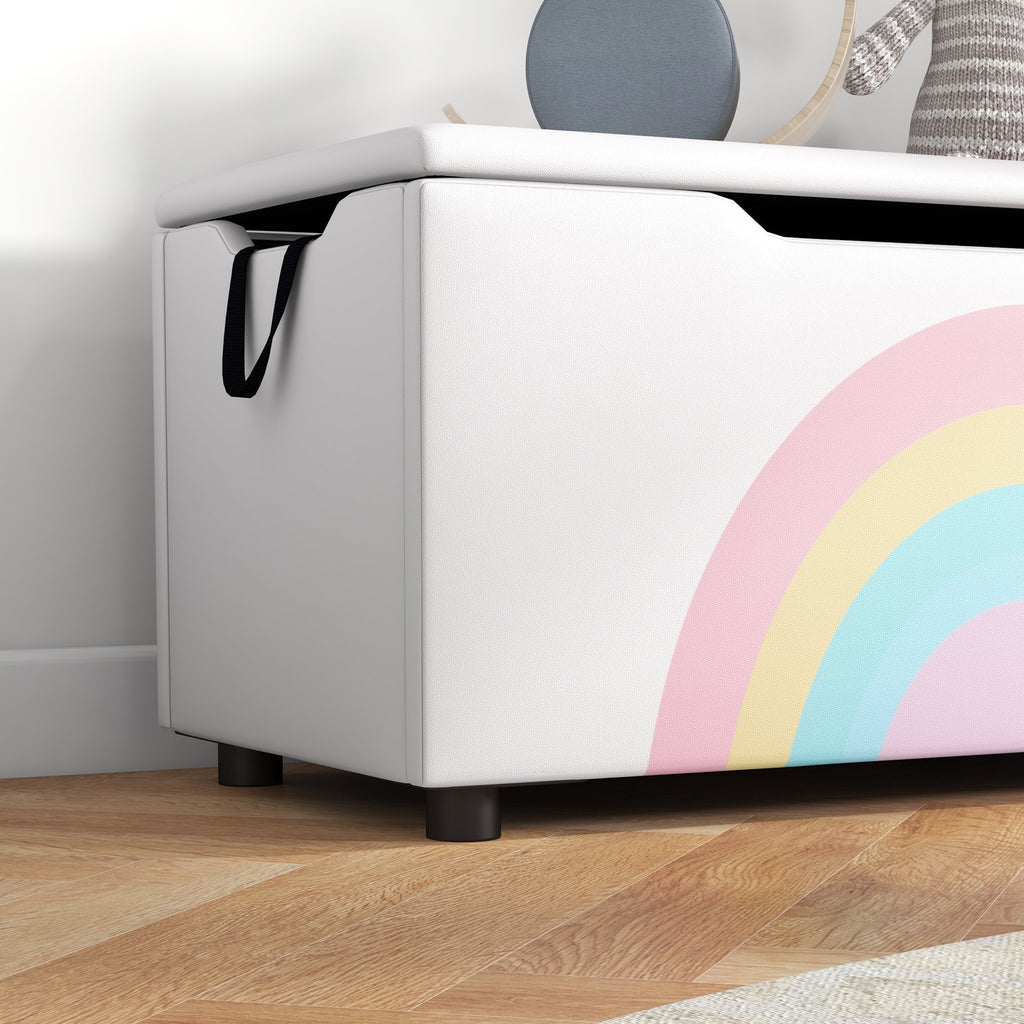 White Toy Box Chest U733