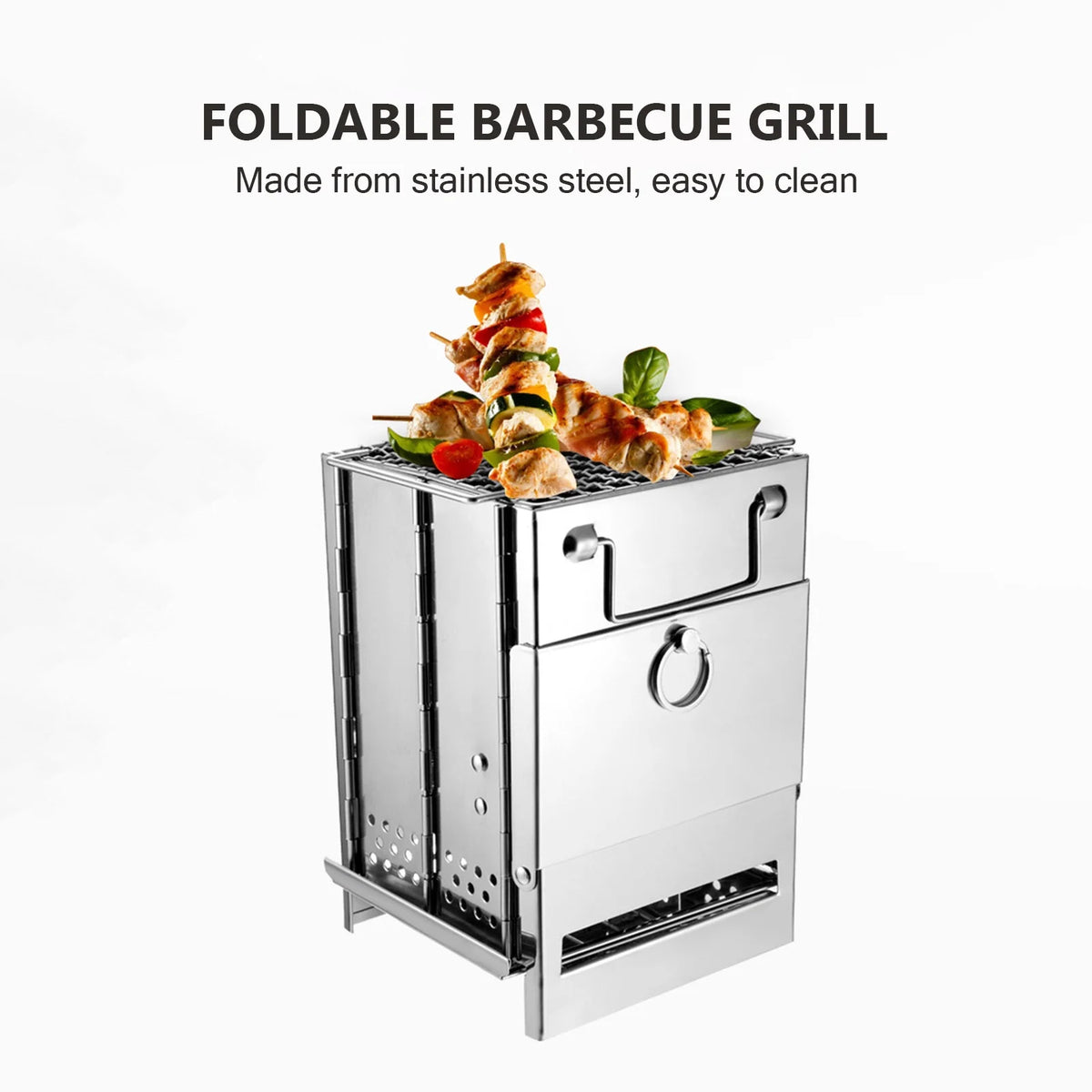 Stainless Steel Wood Stove Barbecue Grill O16135