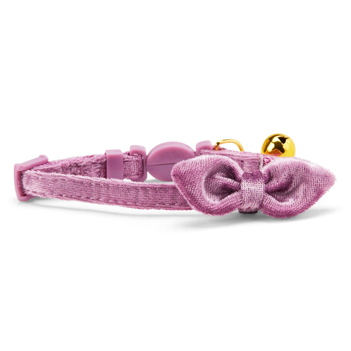 Velvet Adjustable Purple Kitten Collar J371429