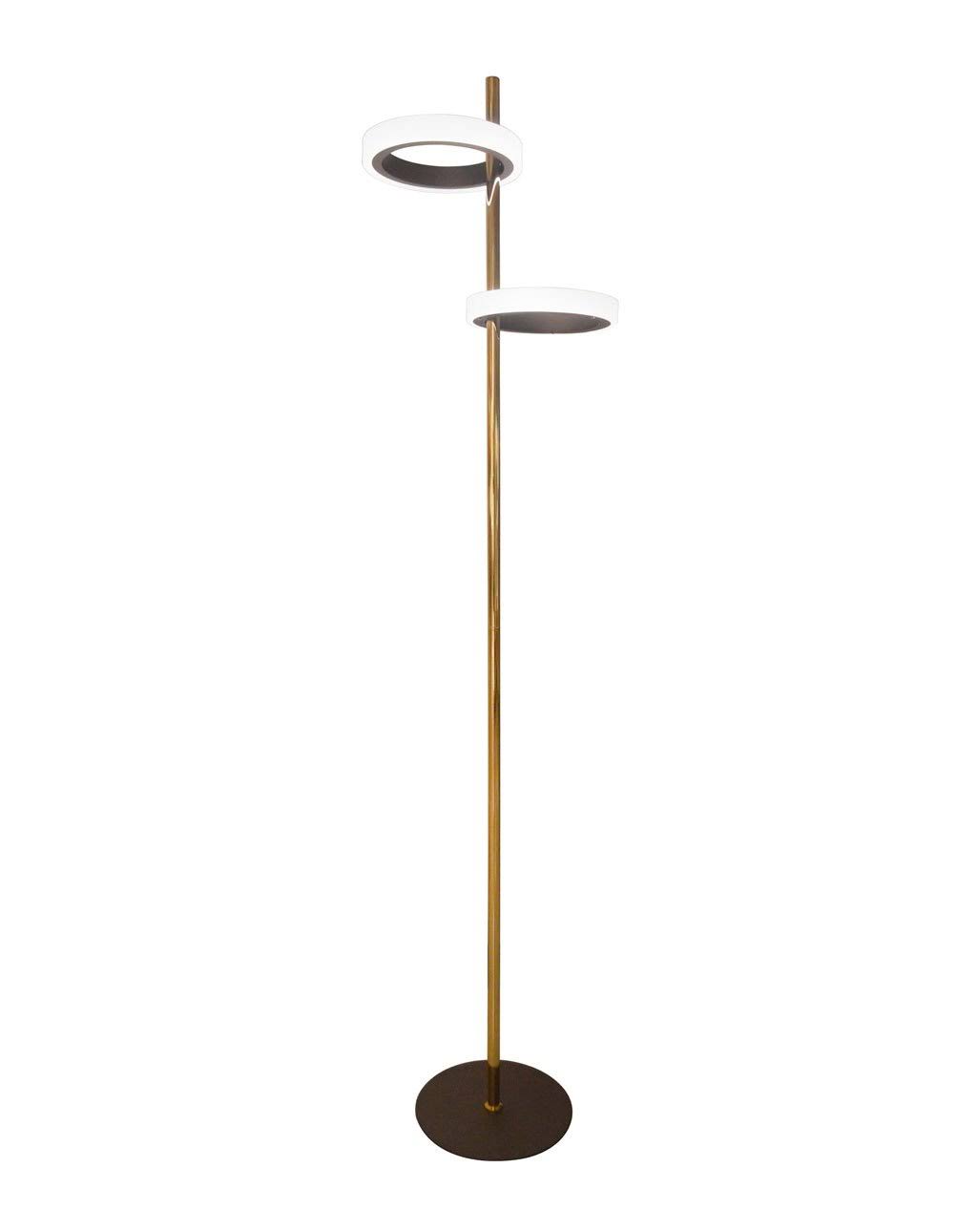 Antique Nickel Floor Lamp Q64723