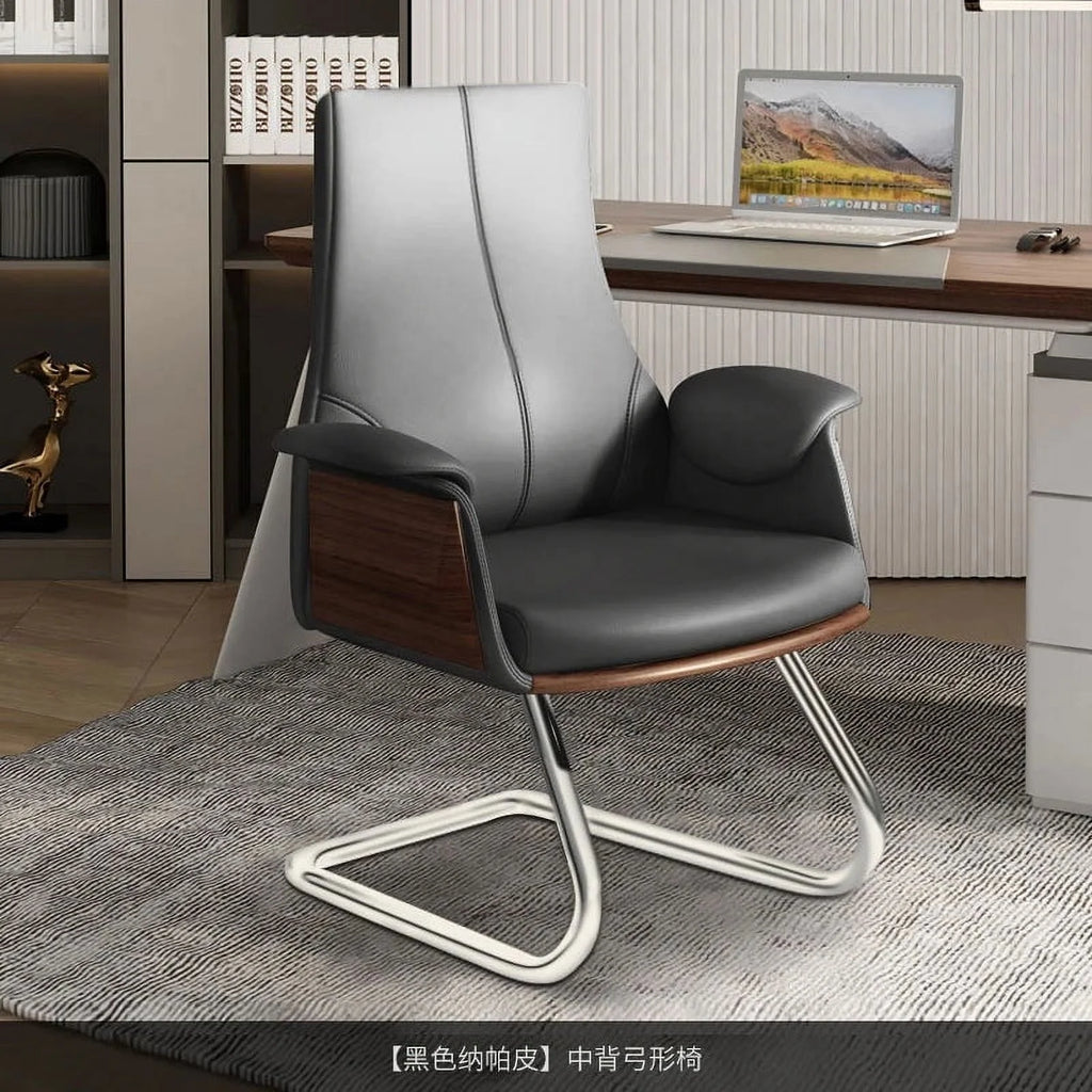Leather Office Chair Ergonomic Arm Chair T431531