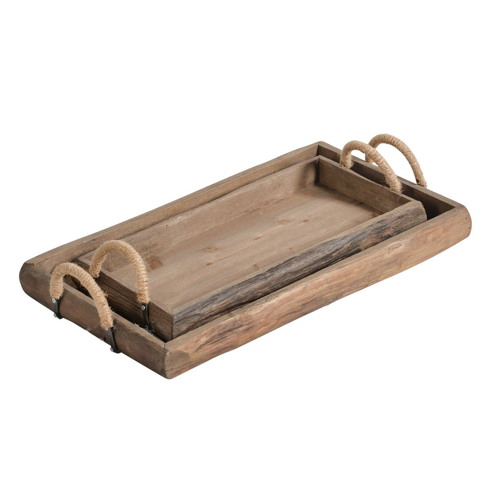 Brown Wood Trays R537049