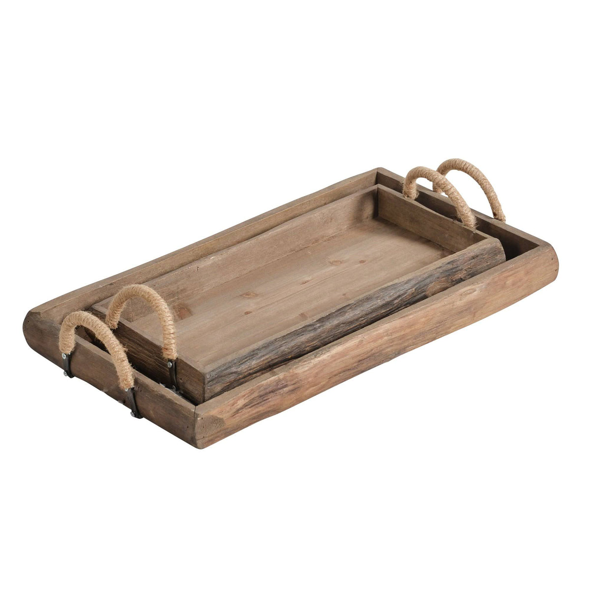 Brown Wood Trays R537049
