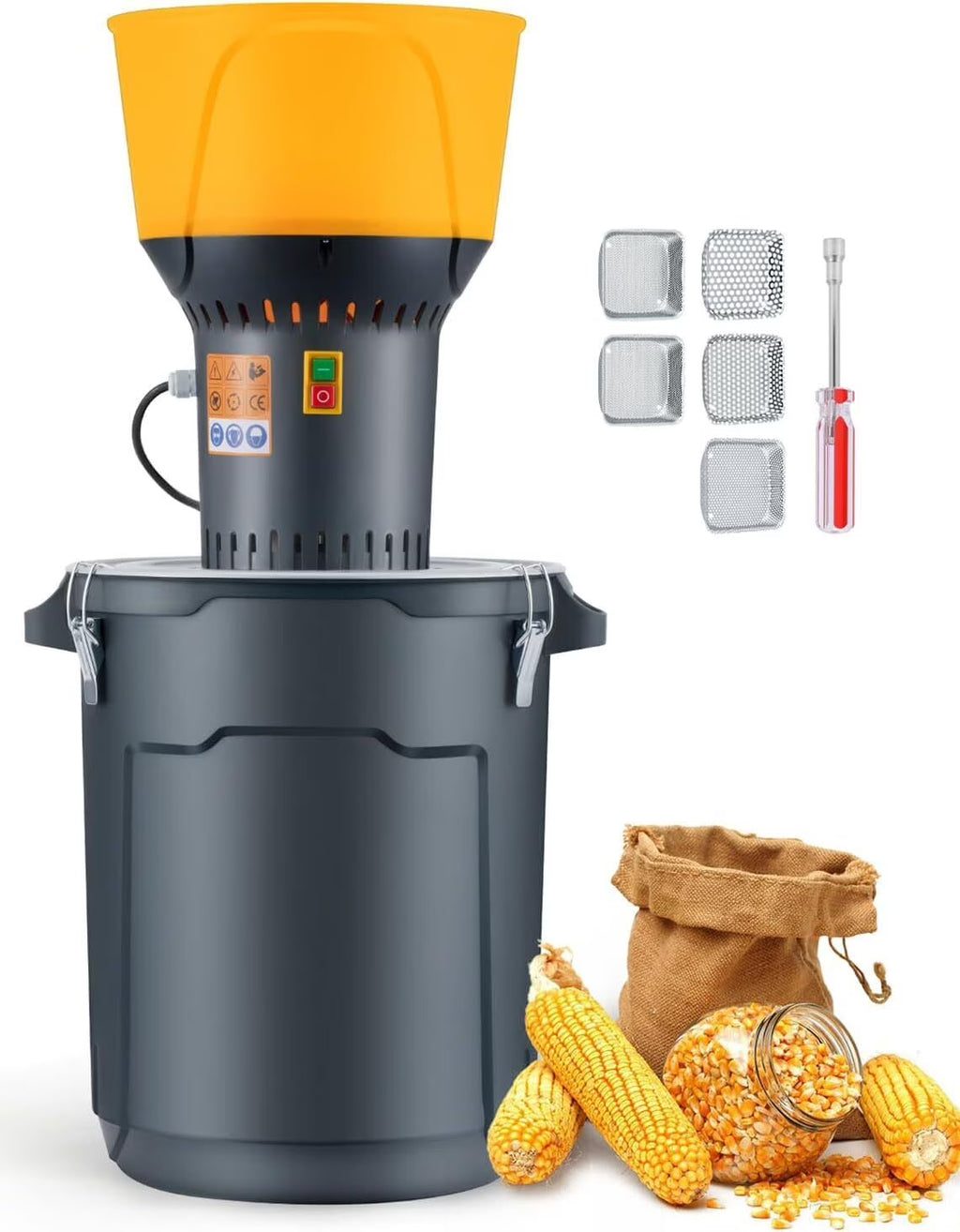 Electric Corn Grain Grinder 110V Q671531