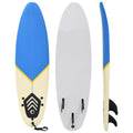 Blue and Cream Surfboard H86400