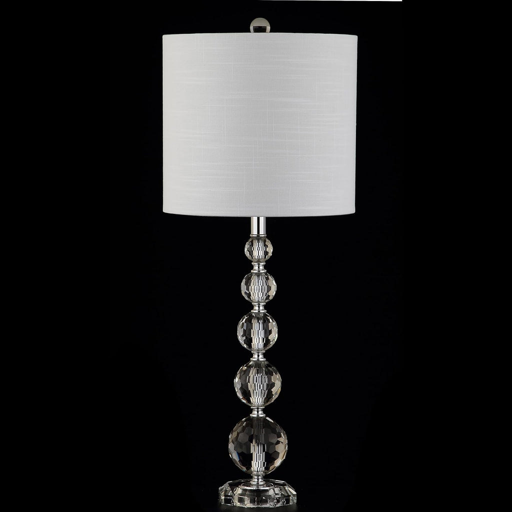 Crystal LED Table Lamp, Clear/Chrome, Set of 2 J112580