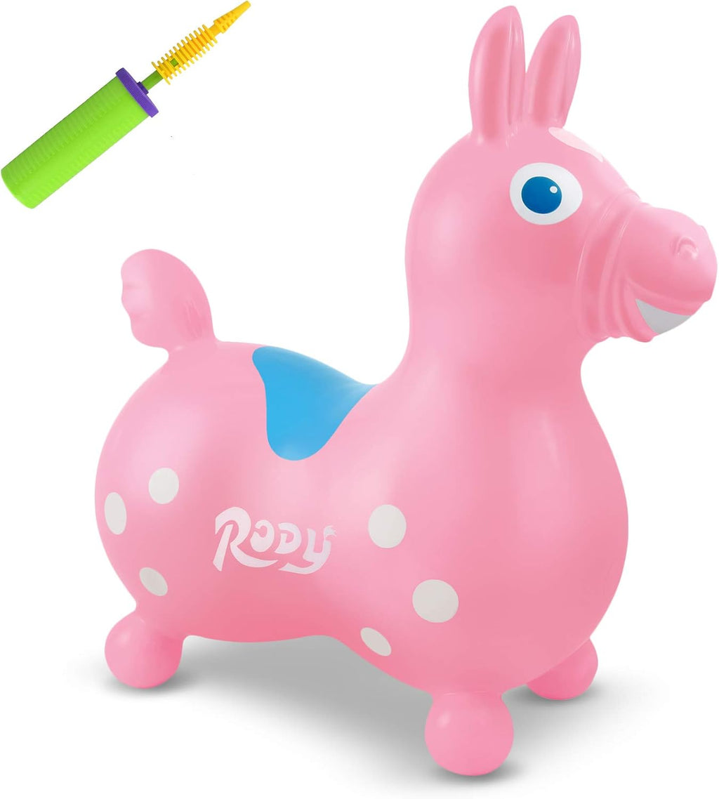 Pastel Pink Rody Horse Pack of 2 L66454