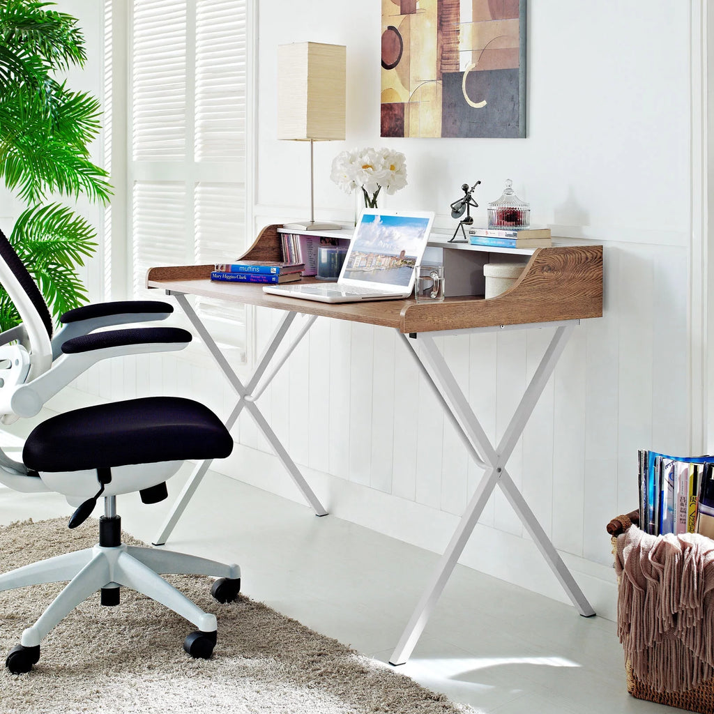 Walnut Office Desk D1364