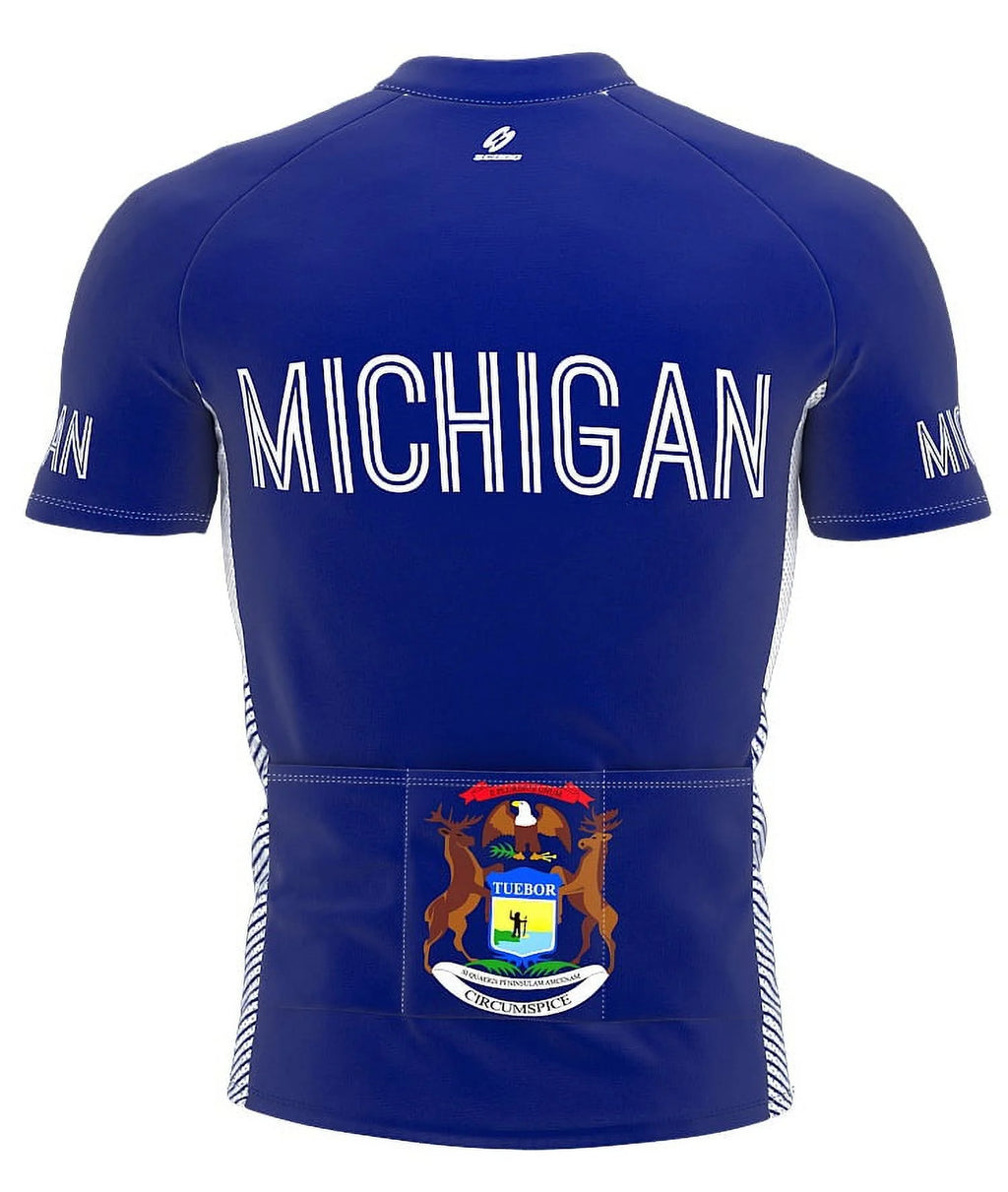 Michigan Bike Short Sleeve Cycling Jersey for Men - Size XS W96524