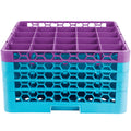 25 Compartment Lavender Glass Rack with 4 Extenders L52810