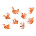 8 Pcs Rabbit Toys Ornament Doll House Accessories G364984