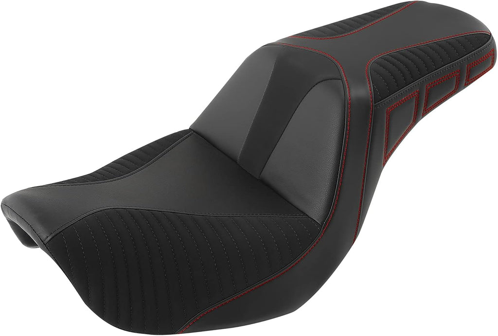 Red Stitching Motorcycle Seat Q162