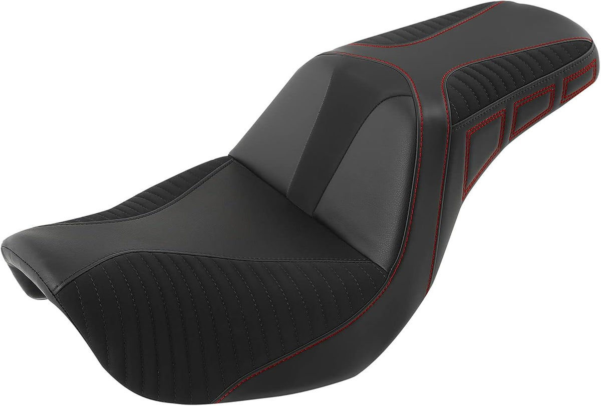 Red Stitching Motorcycle Seat Q162