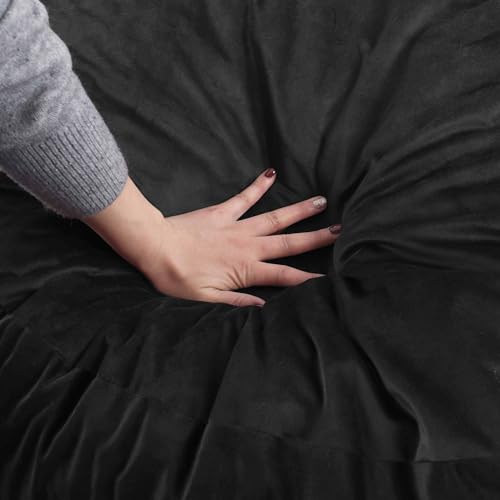 Velvet Memory Foam Bean Bag Chair Q346159